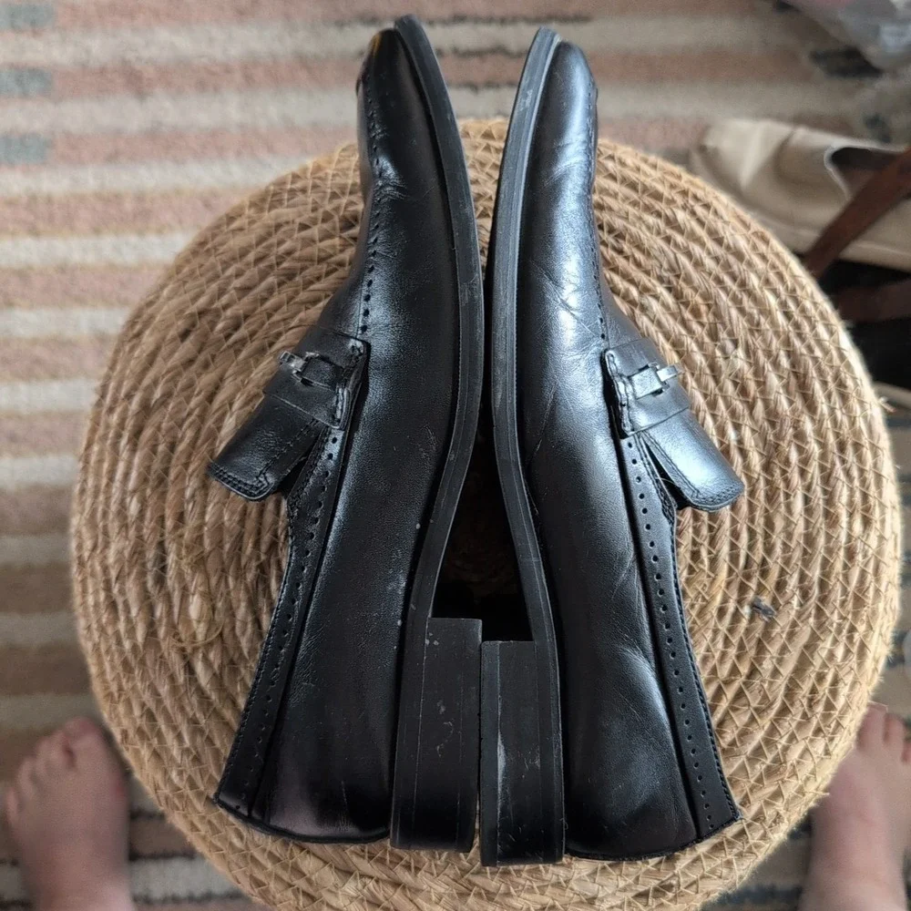 Calvin Klein Garner Men's Size 8M Black Slip‎ On Loafer